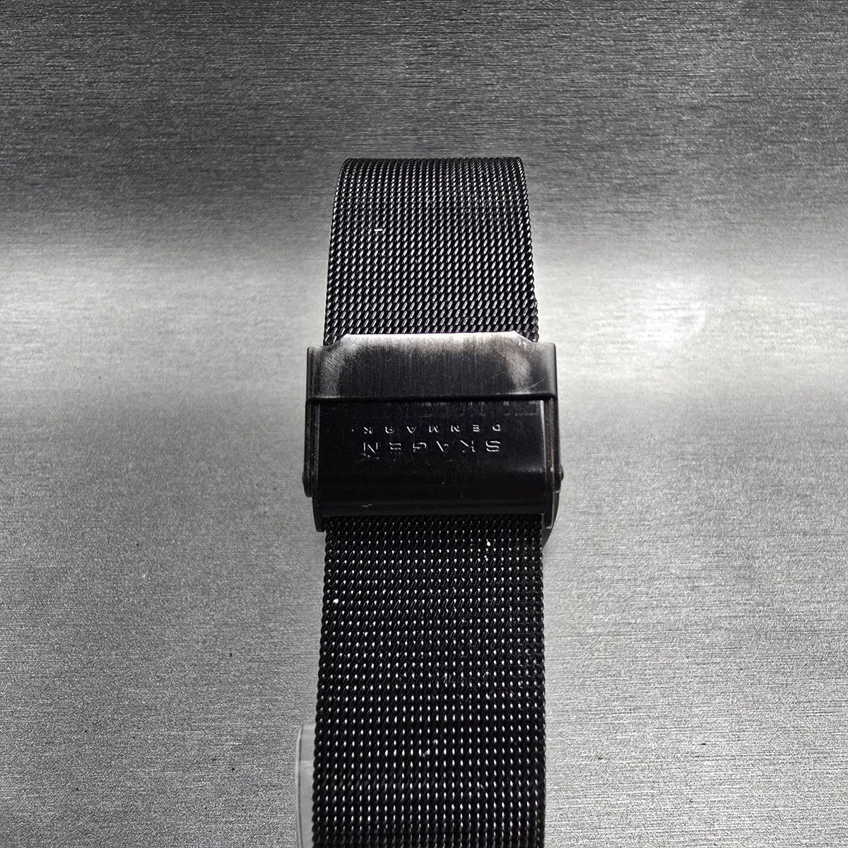 Skagen Watch Men 37mm Black Dial Black Tone Date Titanium 233XLTMB New Battery7