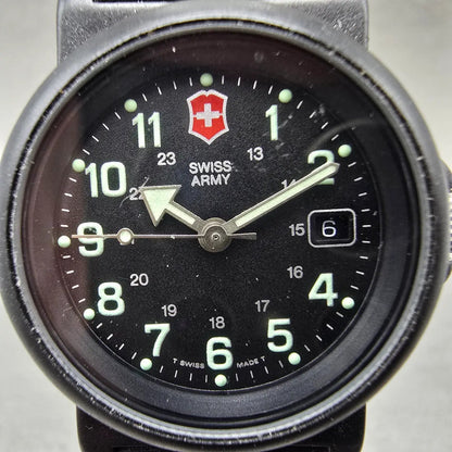 Swiss Army Renegade Watch Women 30mm Black Dial Black Tone Date 24229 PARTS2