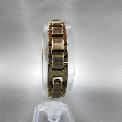 Seiko Tank Watch Women 16mm White Dial Gold Tone Rectangle 1N000GA0 New Battery7