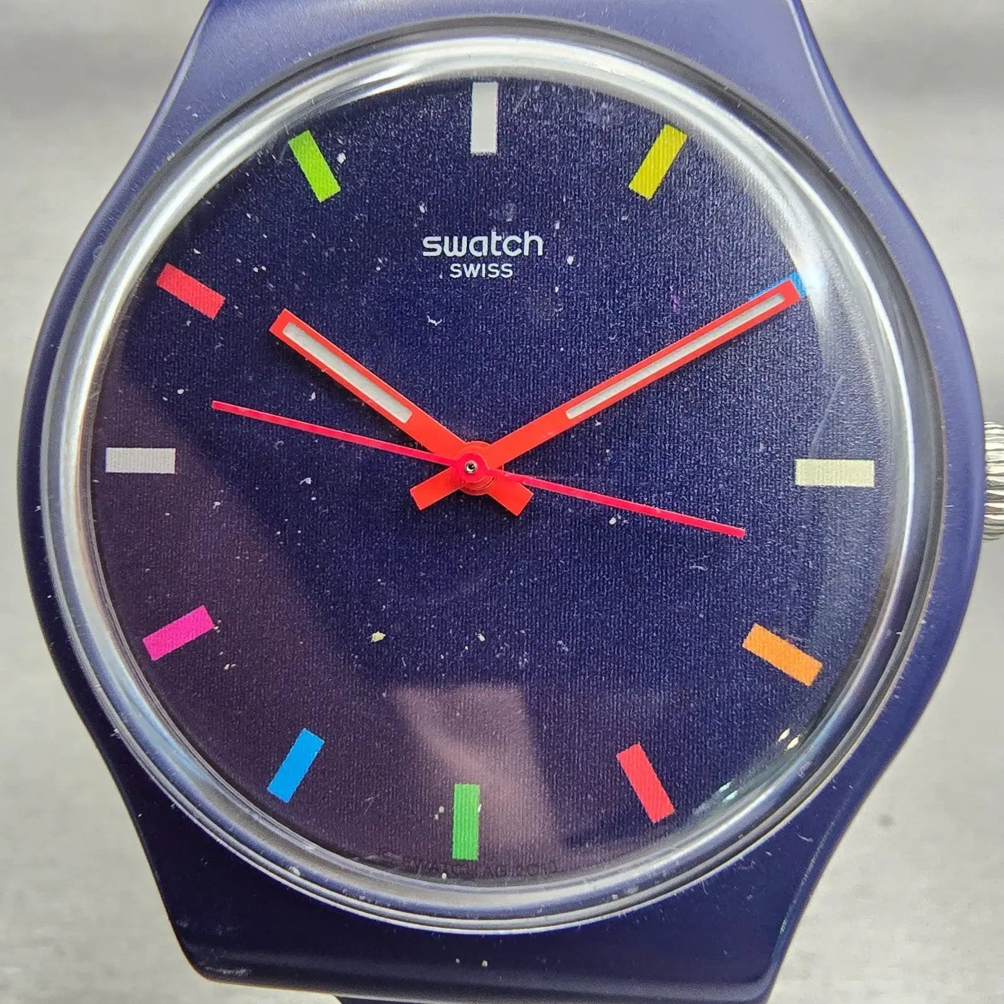 Swatch SPICE IT UP Watch Men 41mm Blue Dial Blue Tone Round SUOZ261 New Battery1