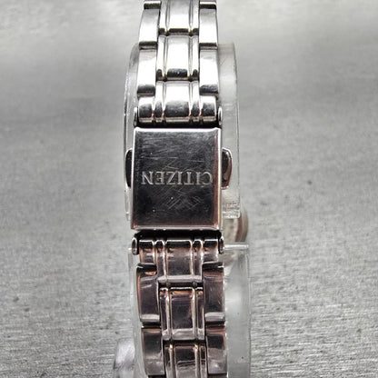 Citizen Watch Women 21mm Silver Dial Silver Tone Gemmed 5930-S101476 New Battery7
