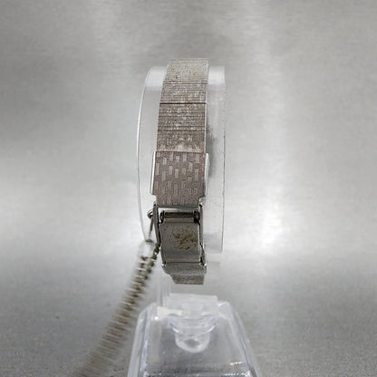 Seiko Watch Women 18mm Silver Dial Silver Tone Octagon 14005499 New Battery7