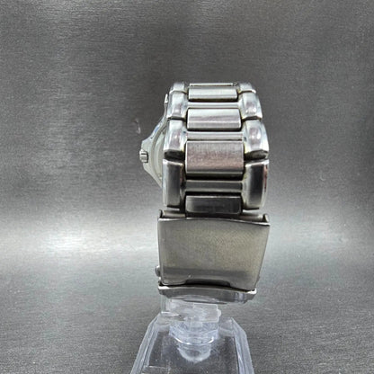 Bulova Harley Davidson Watch Men 42mm Black Dial Silver Tone Date 78B09 New Batt8