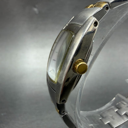 Pulsar Watch Women 18mm MOP Dial Two Tone Rectangle VC10-X016 New Battery2