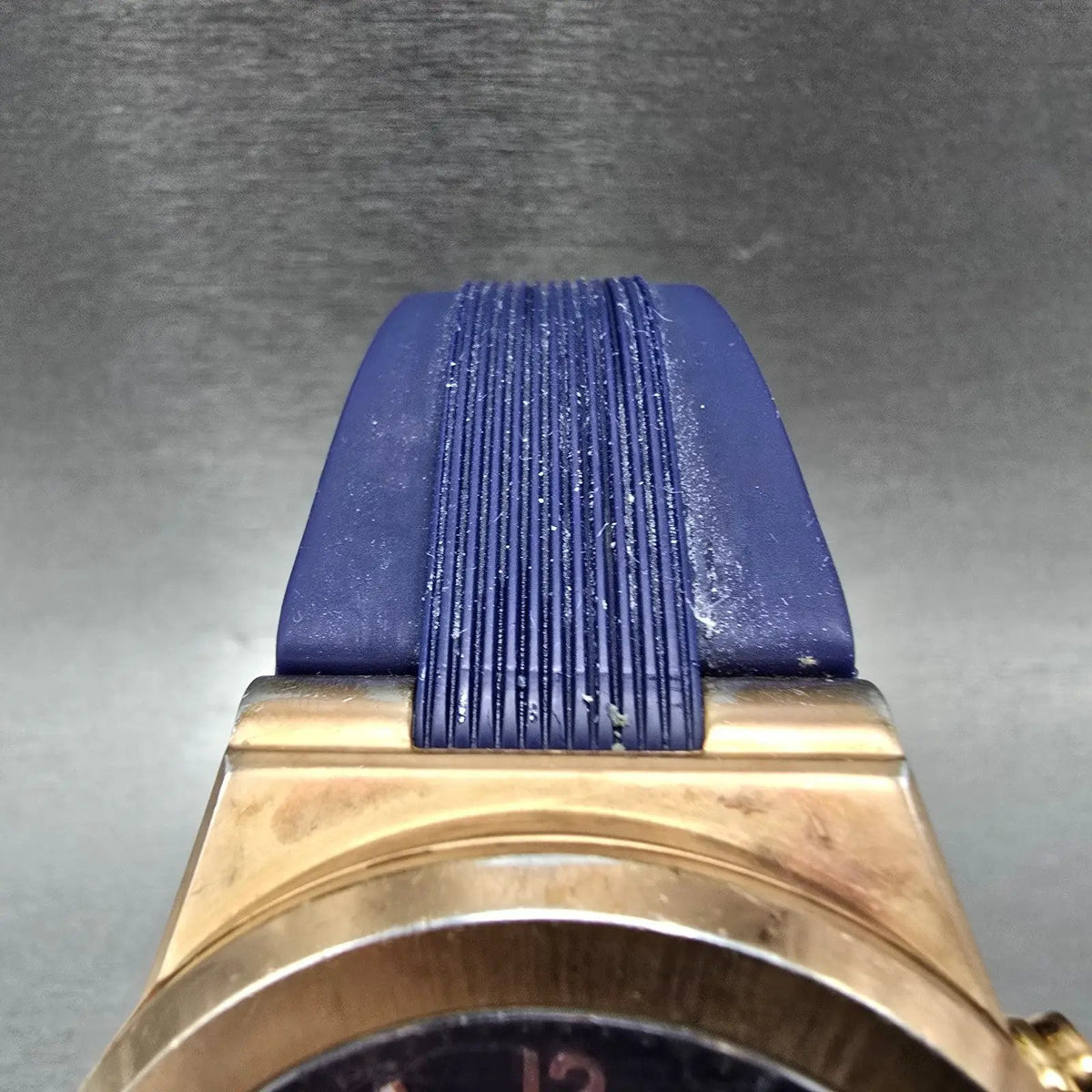 Michael Kors Dylan Chronograph Watch Men 48mm Blue Dial Rose Gold Date New Batt4