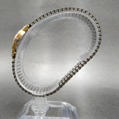 Seiko Exceline Watch Women 22mm Cream Dial Gold Tone Round 23200380 New Battery6