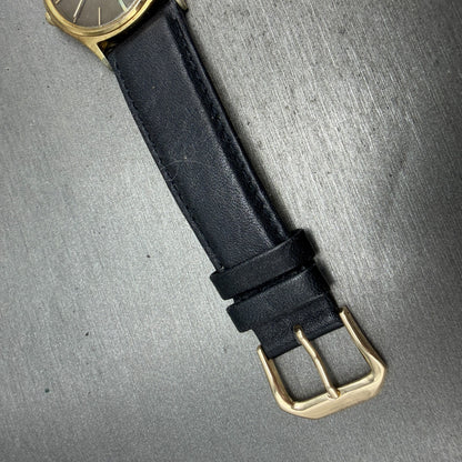 Seiko Watch Men 33mm Brown Dial Gold Tone Round 7800-8009 PARTS Vintage7