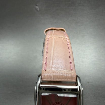 Hamilton Ardmore Watch Women 19mm Pink Dial Steel Rectangle H112110 New Battery5