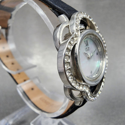 Citizen Eco-Drive Lobella Watch Women 31mm MOP Dial Tone Crystal Bezel Floral