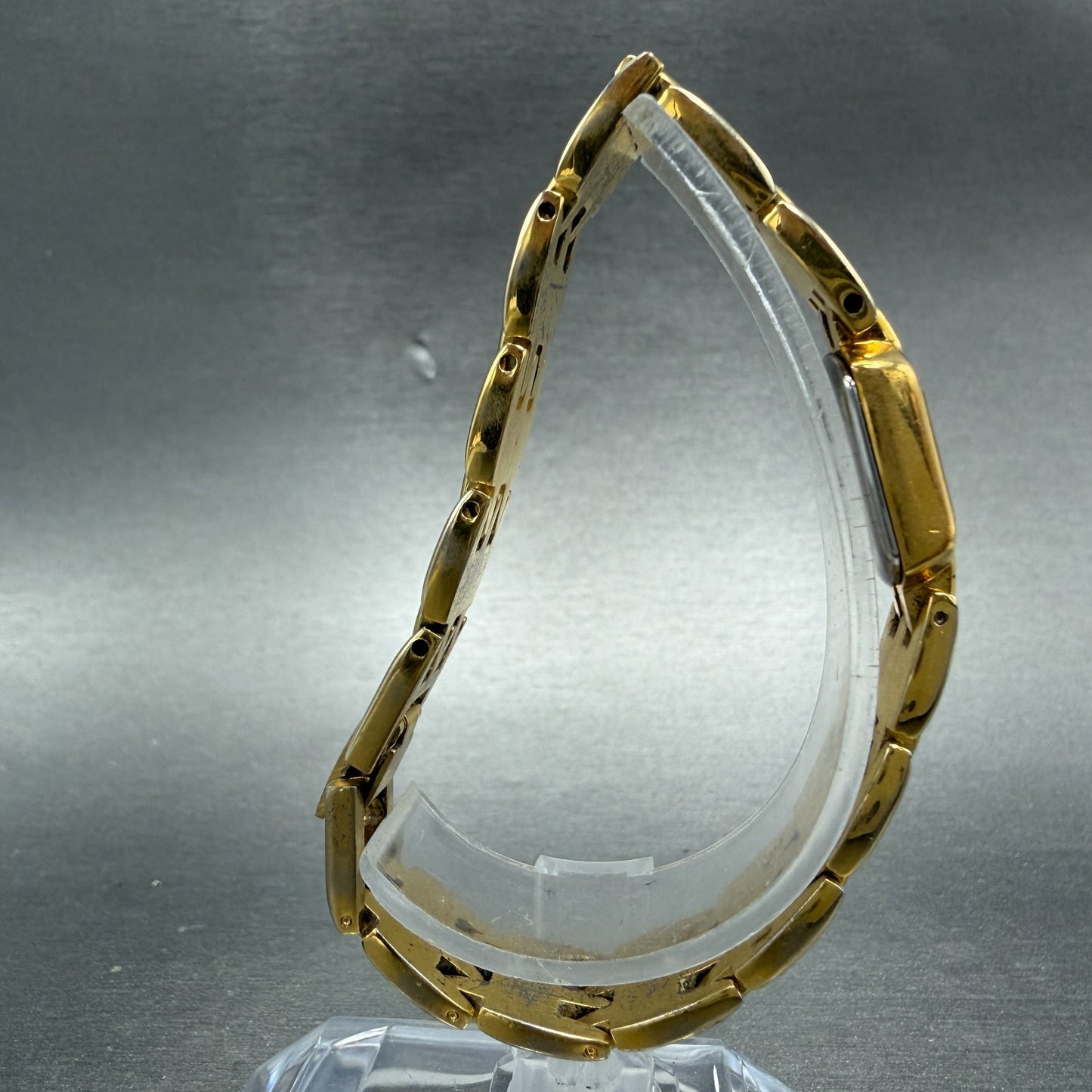 Citizen CQ Watch Women 13mm MOP Dial Gold Tone Hexagon 2250-S12576 New Battery8