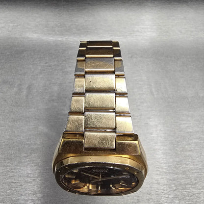 Seiko SQ Watch Men 36mm Brown Dial Gold Tone Daydate 4336-8129 New Battery4