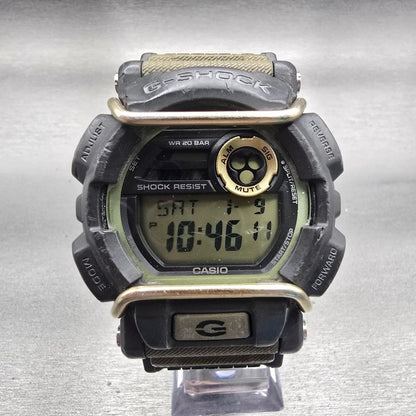 Casio G-Shock GD-400 Watch Men 48mm Black Green Chrono Alarm Digital New Battery0