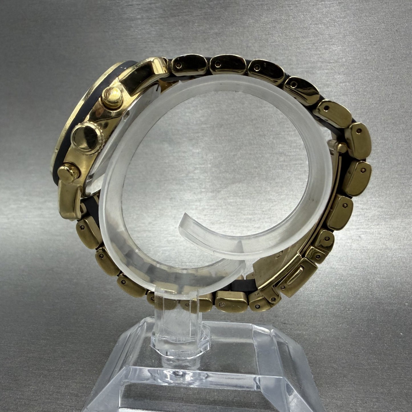 Coach Legacy Sport Watch Women 36mm Champagne Dial Gold Tone Round New Battery6