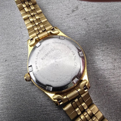 Citizen Watch Women 26mm MOP Dial Gold Tone Daydate Gemmed 1002-S044456 New Batt10