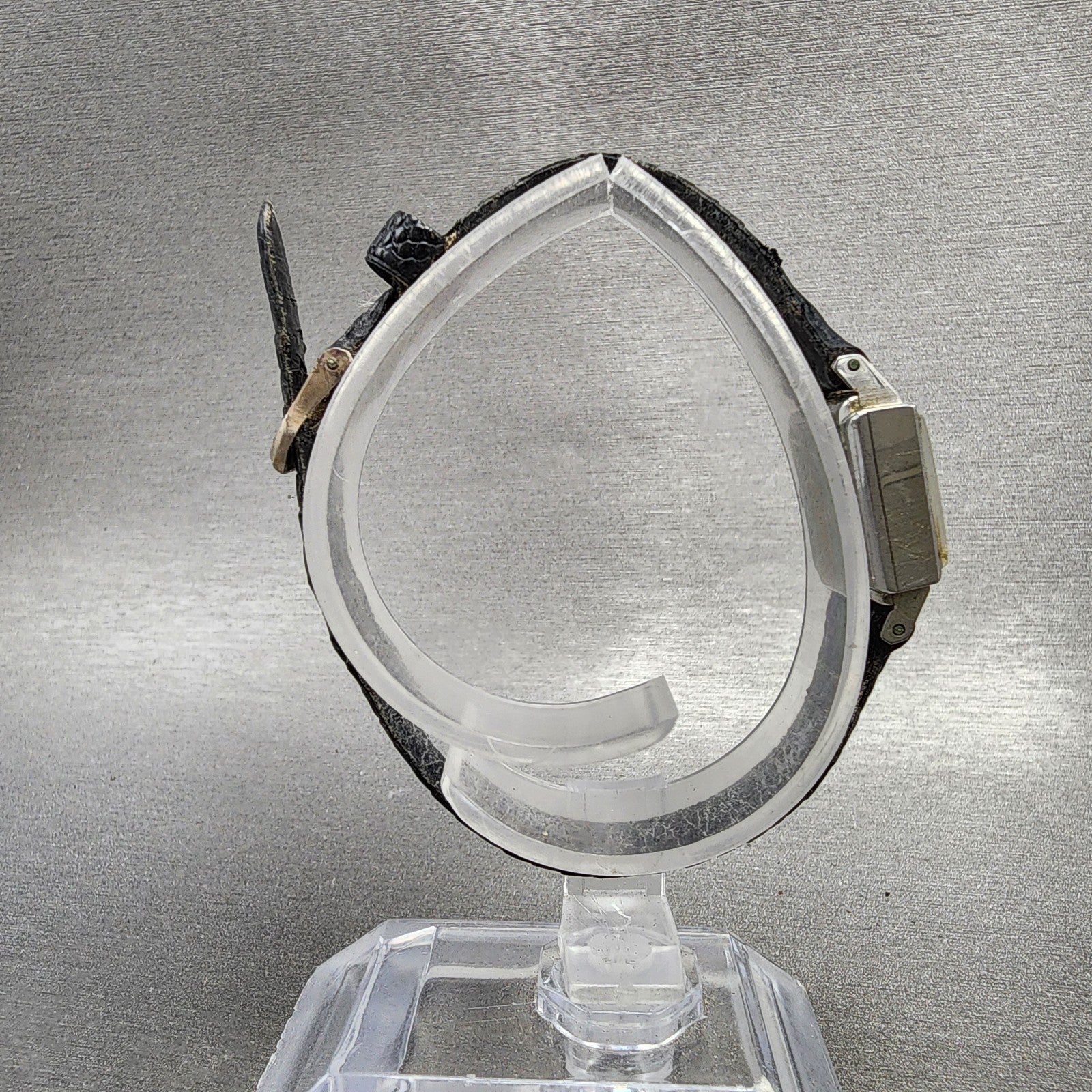 Seiko Solar Special Tank Watch Women 15mm Silver Tone Stainless Steel Runs8