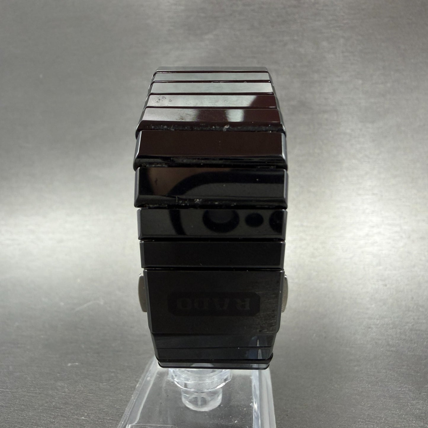 Rado Diastar Watch Women 21mm Black Dial Black Ceramic 205.0296.3 New Battery7