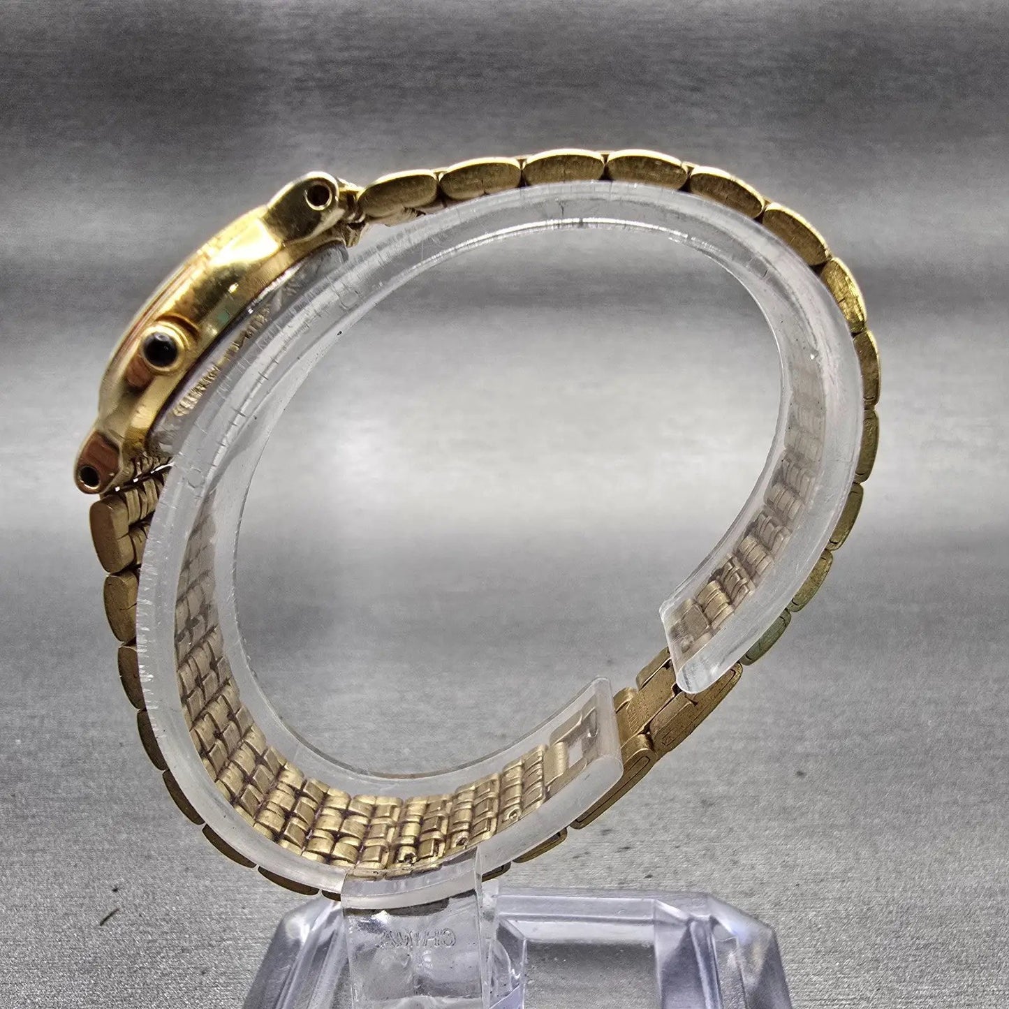 Citizen Watch Women 21mm White Dial Gold Tone Round 3220-S19538 New Battery VTG6