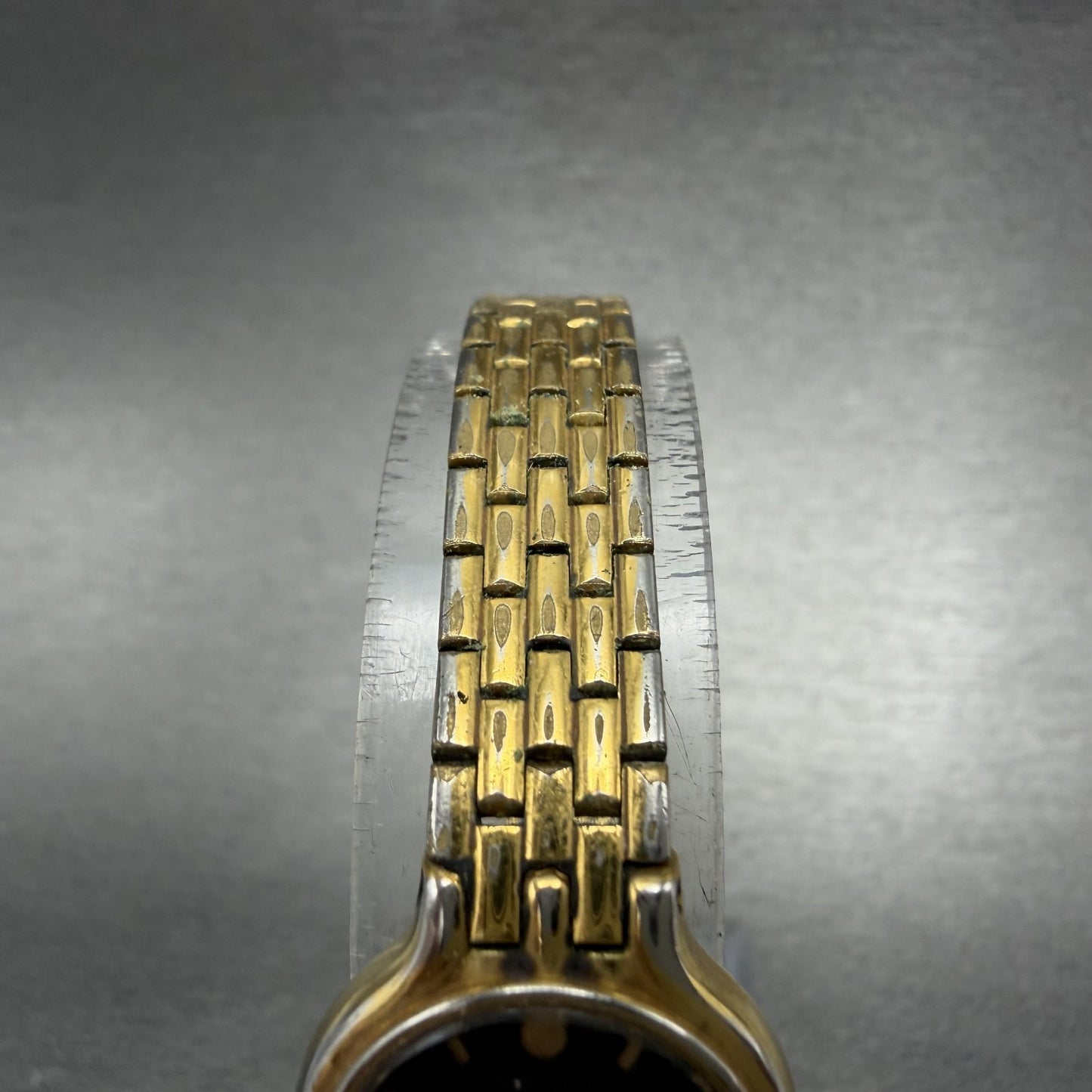 Seiko Watch Women 19mm Black Dial Gold Tone Round Vintage 1N00-0B29 New Battery4