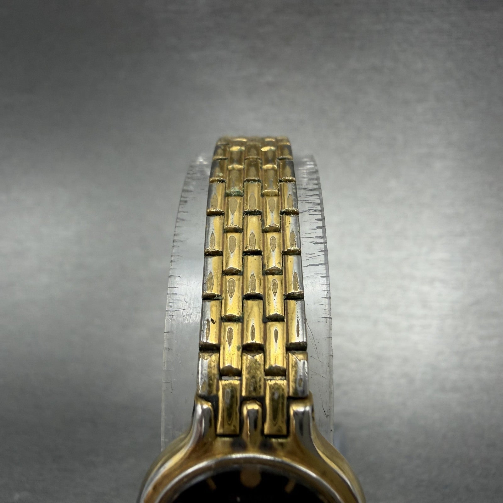 Seiko Watch Women 19mm Black Dial Gold Tone Round Vintage 1N00-0B29 New Battery4
