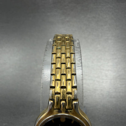 Seiko Watch Women 19mm Black Dial Gold Tone Round Vintage 1N00-0B29 New Battery4