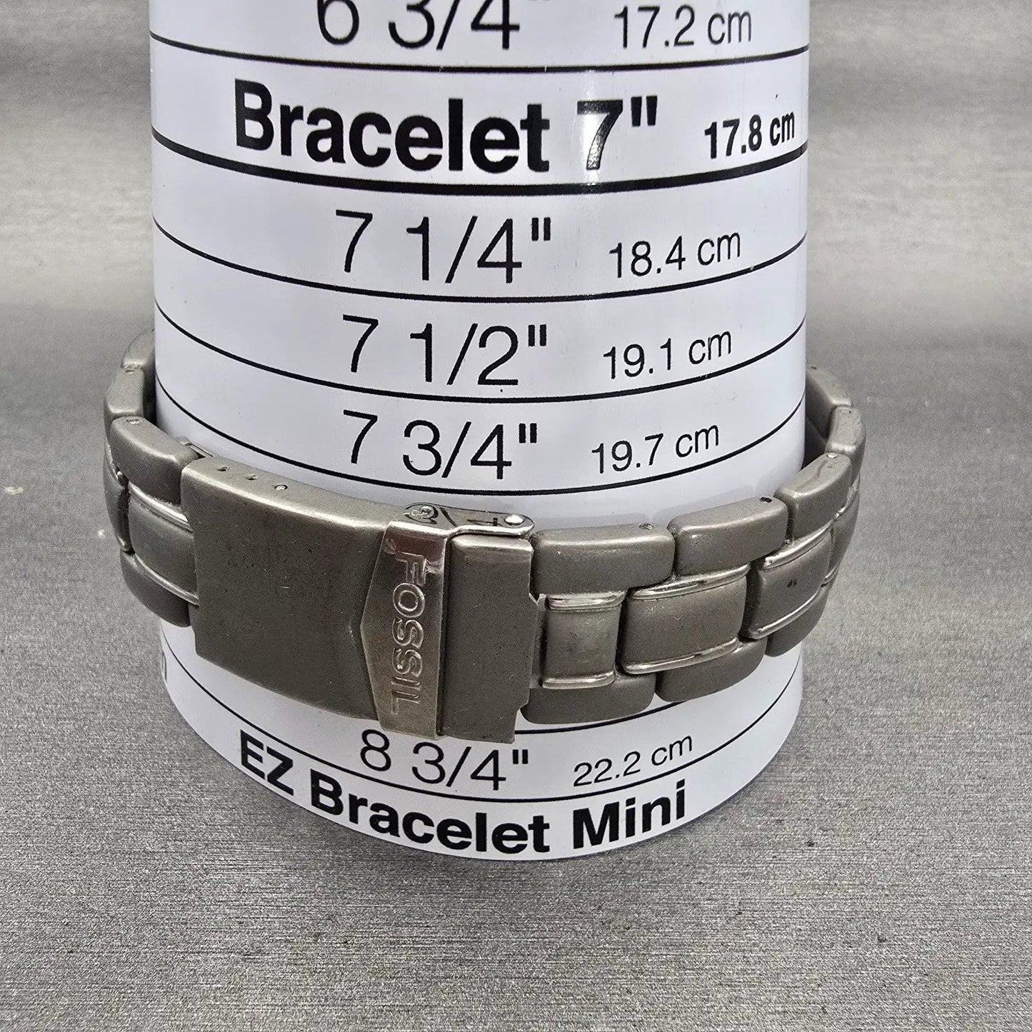 Fossil Dive Watch Men 40mm Blue Dial Gray Tone Titanium Round TI-5013 New Batt9