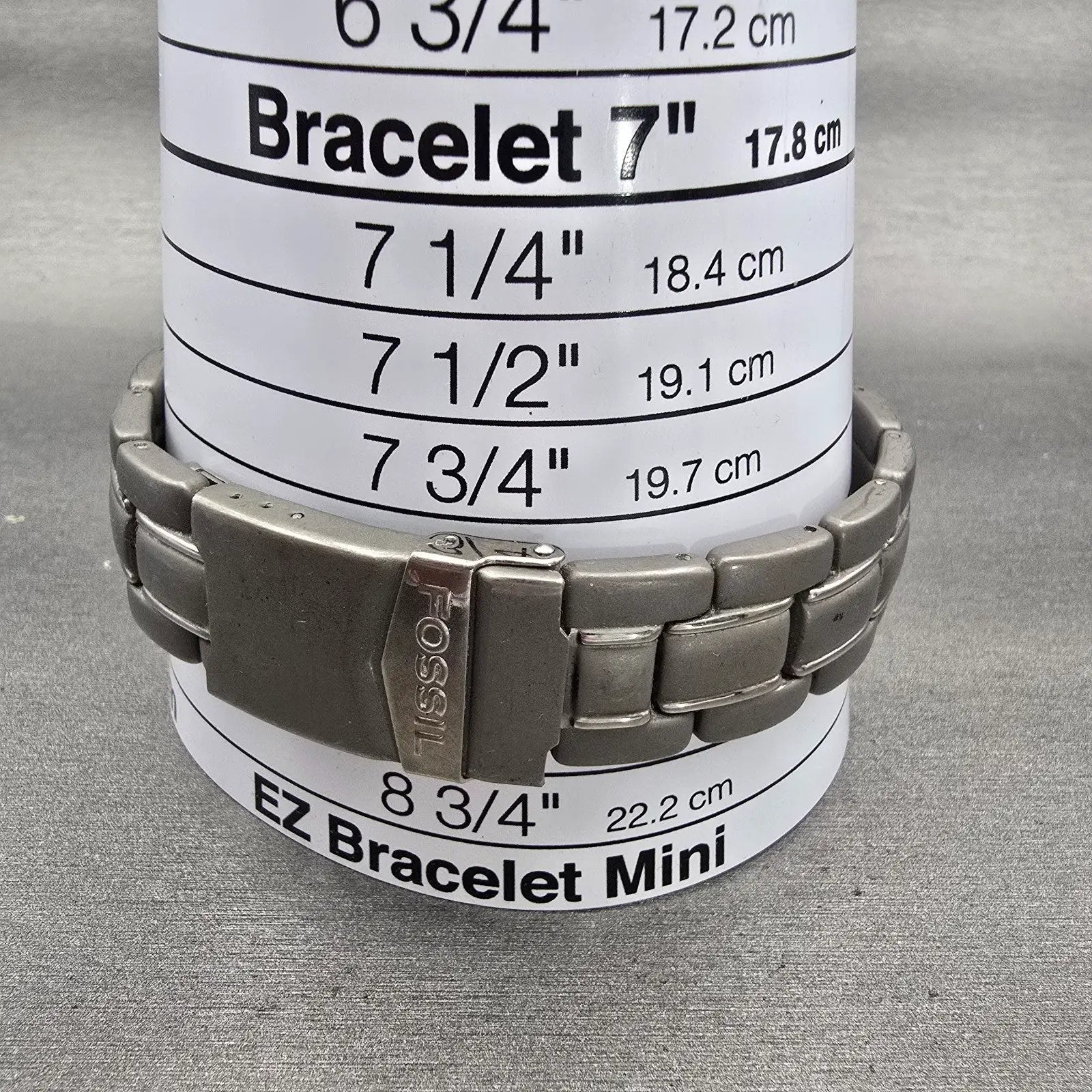 Fossil Dive Watch Men 40mm Blue Dial Gray Tone Titanium Round TI-5013 New Batt9