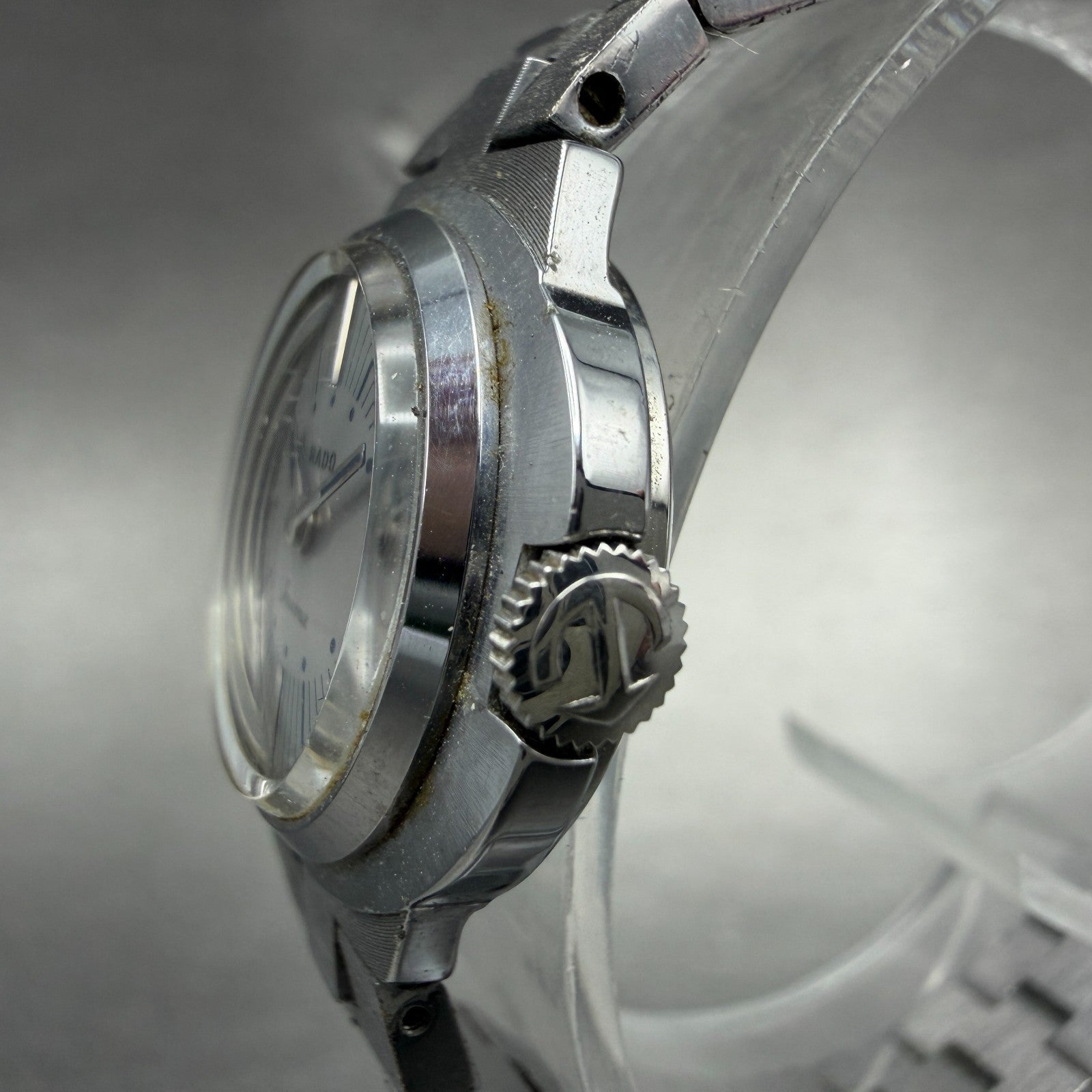 Rado Fourence Watch Women 24mm Silver Dial Silver Tone Oval Manual Wind Runs VTG2