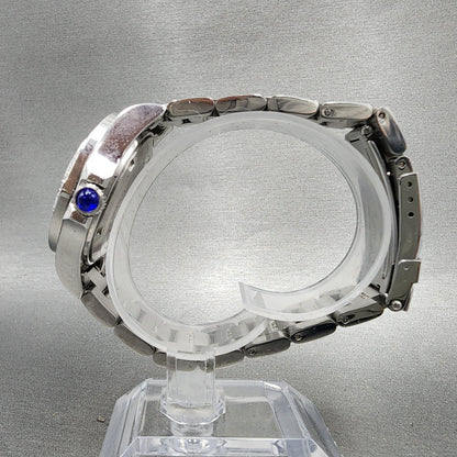 Invicta Angel Watch Women 35mm Silver Dial Steel Crystal Accents Daydate New Bat6