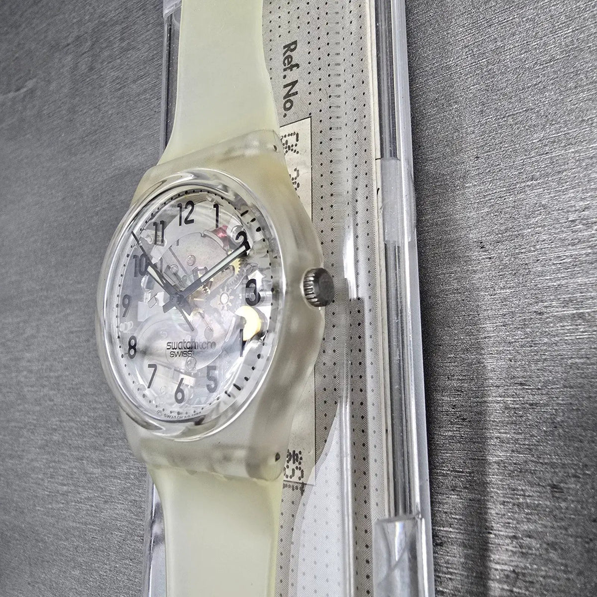 Swatch Olympic Sport Edition Watch Men 34mm Transparent GK209ST New Battery NOS4