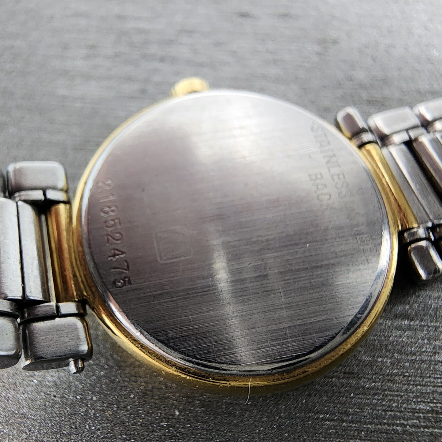 Longines Watch Women 20mm Gold Dial Two Tone Round 21852475 New Battery VTG8