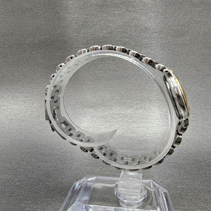 Seiko Lucent Watch Women 22mm Cream Dial Two Tone 1f21-0g80 New Battery