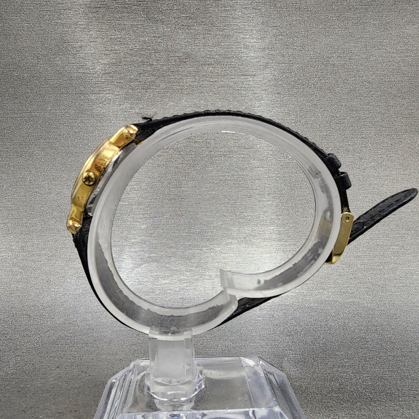 Citizen CQ Watch Women Watch Women 22mm Black Dial Gold Tone Round New Battery6