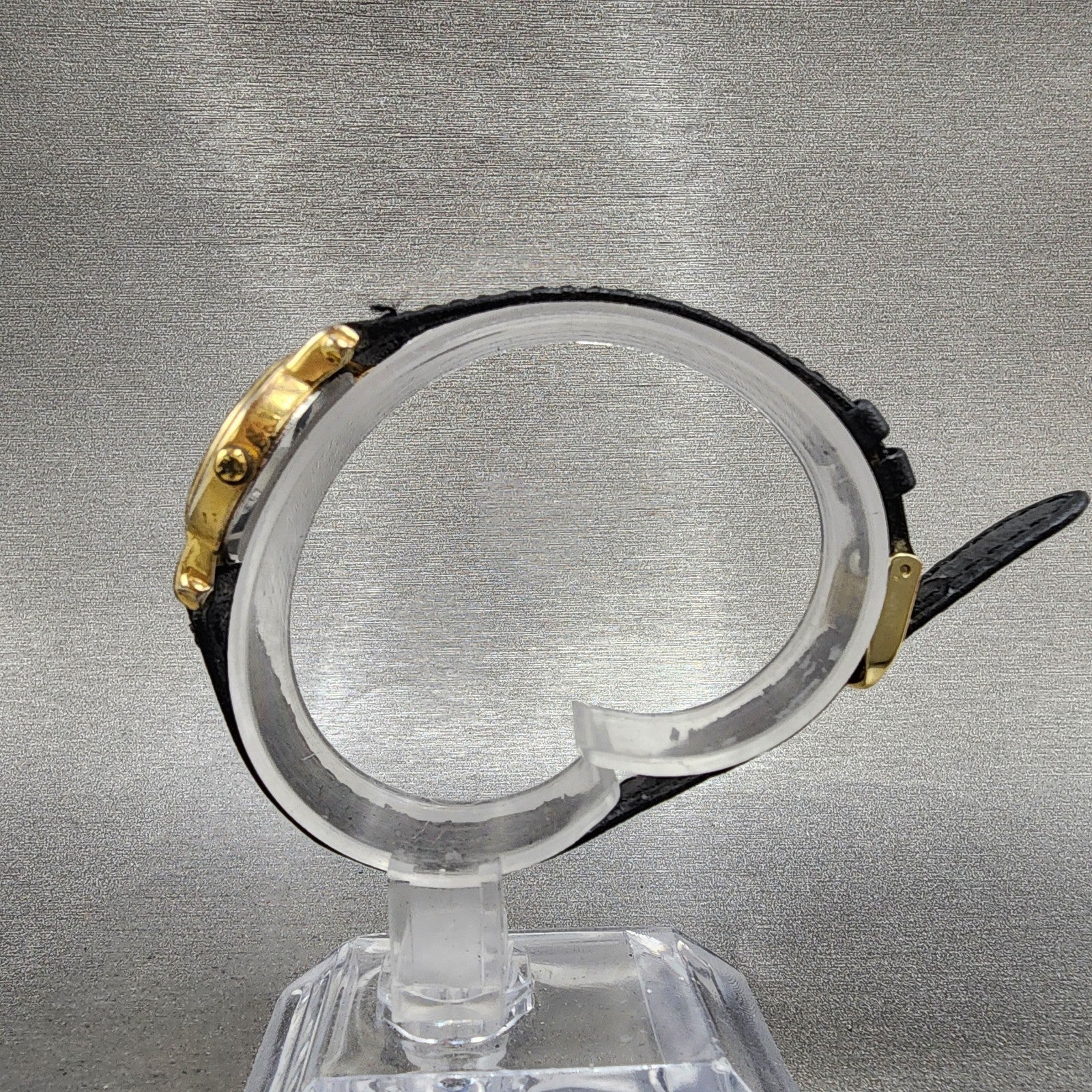 Citizen CQ Watch Women Watch Women 22mm Black Dial Gold Tone Round New Battery6
