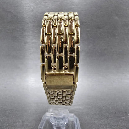 Wittnauer Watch Men 32mm Champagne Dial Gold Tone Round 5784 New Battery7