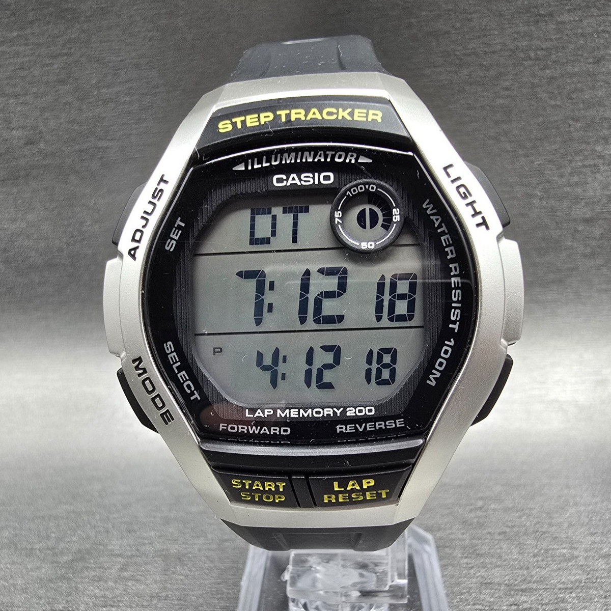 Casio WS-2000H Digital Watch Men 44mm Step Tracker Chrono Alarm New Battery0