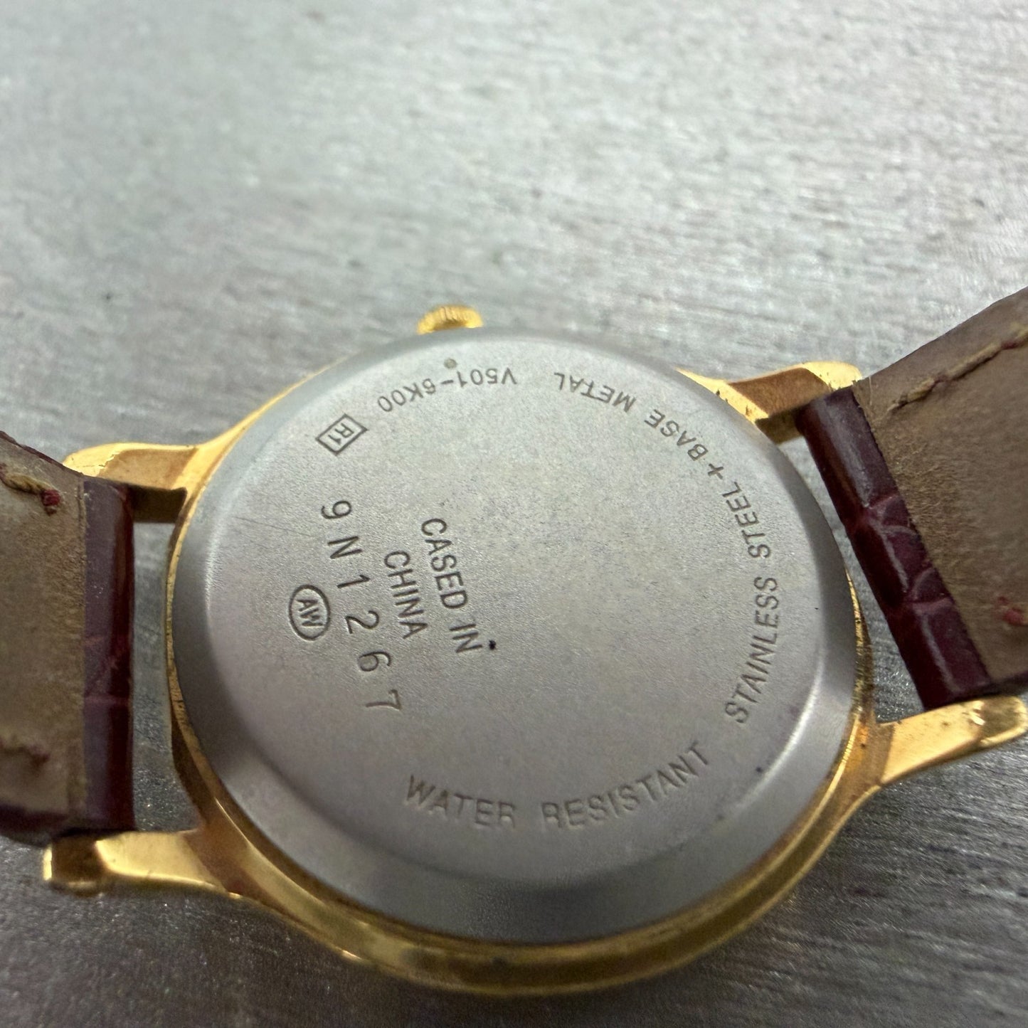 Seiko Alba Watch Women 26mm White Dial Gold Tone V501-6k00 New Battery Vintage9