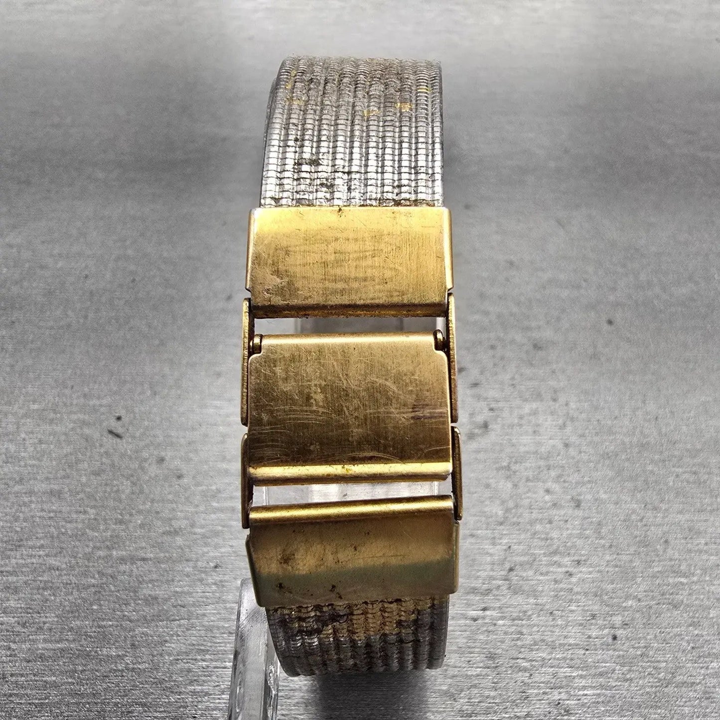 Bulova Watch Women 23mm Gold Dial Gold Tone Rectangle 92N75 New Battery Vintage7
