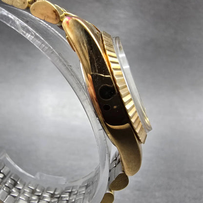 Gruen Precision Watch Women 26mm Gold Dial  Gold Tone Round New Battery4