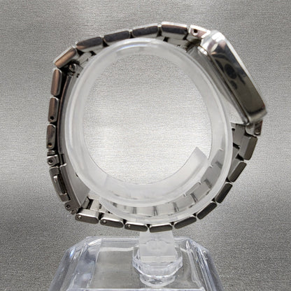 Skagen Steel Watch Women 26mm MOP Dial Silver Tone Rectangle 658SSSX New Batt