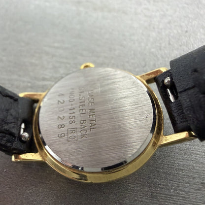 Seiko Watch Women 21mm White Dial Gold Tone Round 4N00-1158 New Battery9