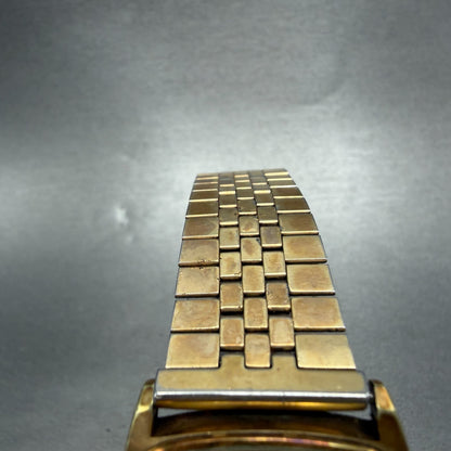 Citizen Exceed Watch Men 29mm Silver Dial Gold Tone Date 4-795423 New Battery4