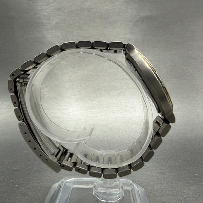 Seiko Cadet Watch Men 35mm White Dial Titanium Tone Round 5p31-6250 PARTS VTG9