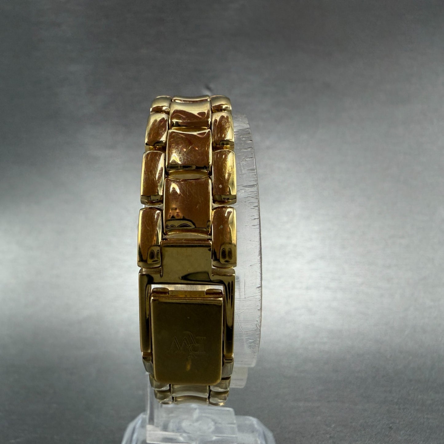 Raymond Weil Watch Women 21mm Gold Dial Gold Plated Diamonds 3740-1 New Battery8