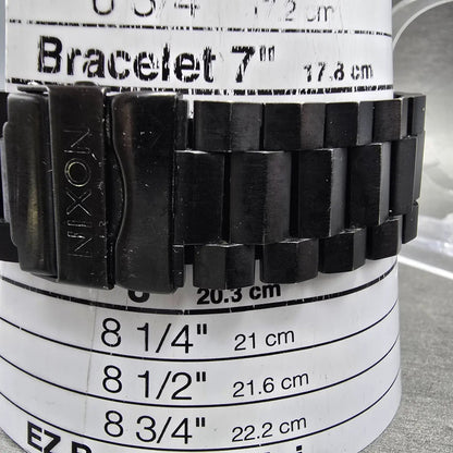 Nixon The Corporal Watch Men 48mm Black Dial Black Tone Round Bracelet new BattP10
