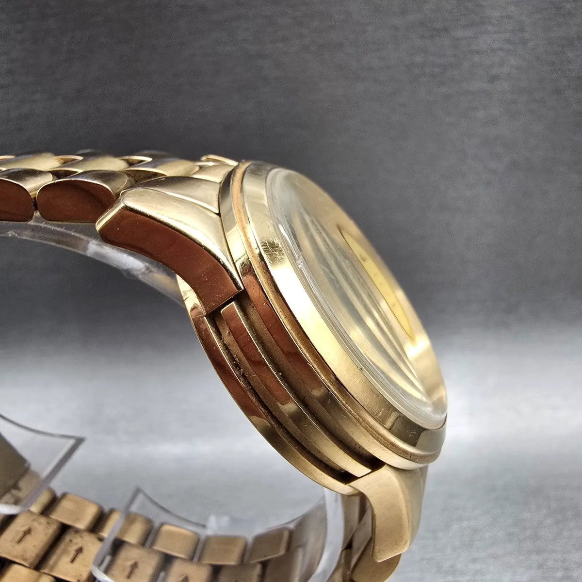 Michael Kors Jet Set Watch Women 38mm Gold Champagne Dial Gold MK5160 New Batt3