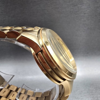 Michael Kors Jet Set Watch Women 38mm Gold Champagne Dial Gold MK5160 New Batt3