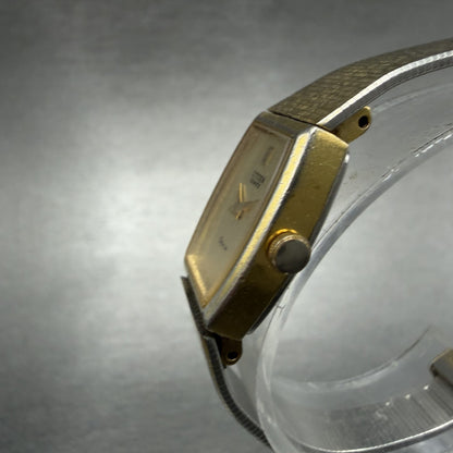 Citizen Seven Watch Women 16mm Champagne Dial Gold Tone 3220-944836 New Battery2