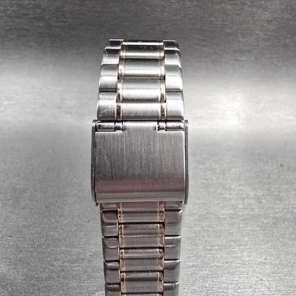 Alba Carib Watch Men 31mm Blue Dial Two Tone Round V701-637A New Battery7