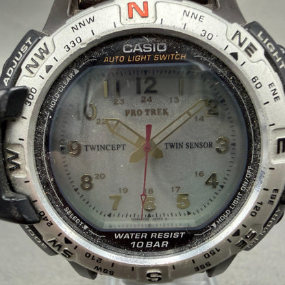 Casio Protrek Twincept PRT-50 Watch Men 51mm Analog Digital Black PARTS2