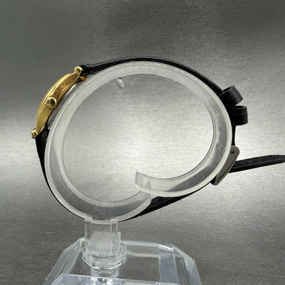 Seiko Alba Watch Women 19mm Silver Dial Gold Tone Oval V233-5890 New Battery7